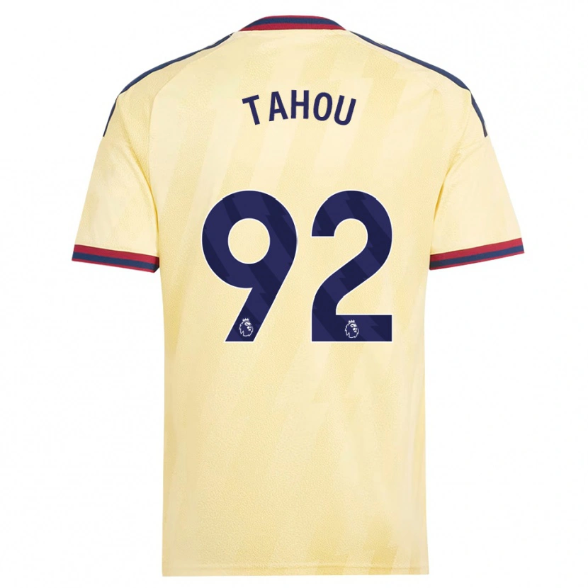 Danxen Mujer Camiseta Joshua Tahou #92 Amarilloclaro Azulmedianoche Equipación Tercera 2026/27 La Camisa