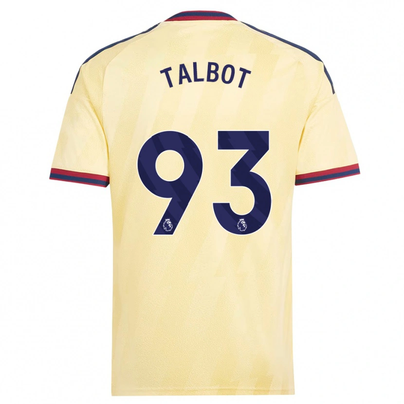 Danxen Mujer Camiseta Jack Talbot #93 Amarilloclaro Azulmedianoche Equipación Tercera 2026/27 La Camisa