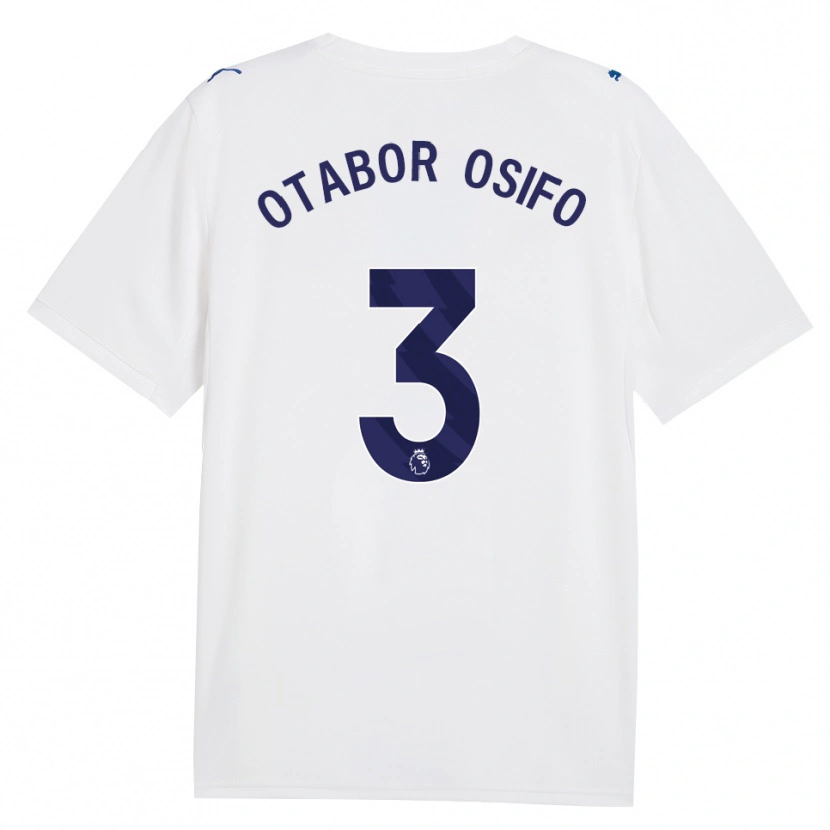 Danxen Mujer Camiseta Prince Otabor Osifo #3 Azulmarino Blanco Equipación Tercera 2026/27 La Camisa