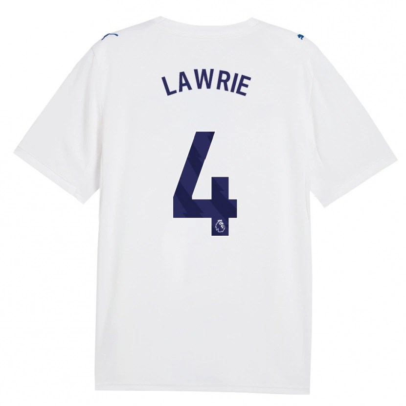 Danxen Mujer Camiseta Freddie Lawrie #4 Azulmarino Blanco Equipación Tercera 2026/27 La Camisa