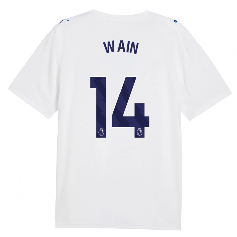 Danxen Mujer Camiseta Jake Wain #14 Azulmarino Blanco Equipación Tercera 2026/27 La Camisa