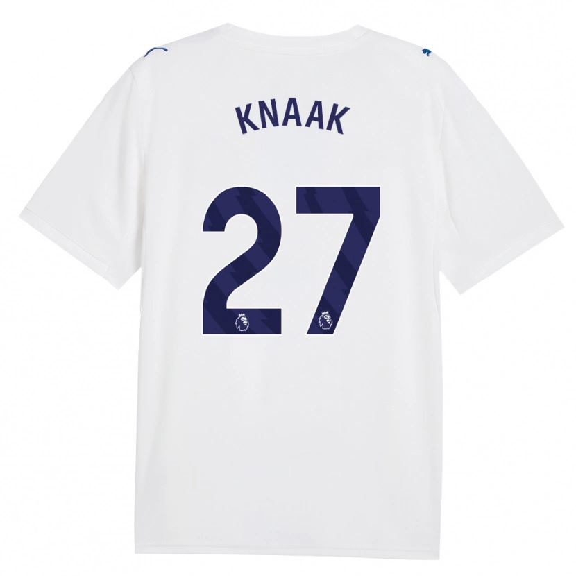 Danxen Mujer Camiseta Rebecca Knaak #27 Azulmarino Blanco Equipación Tercera 2026/27 La Camisa