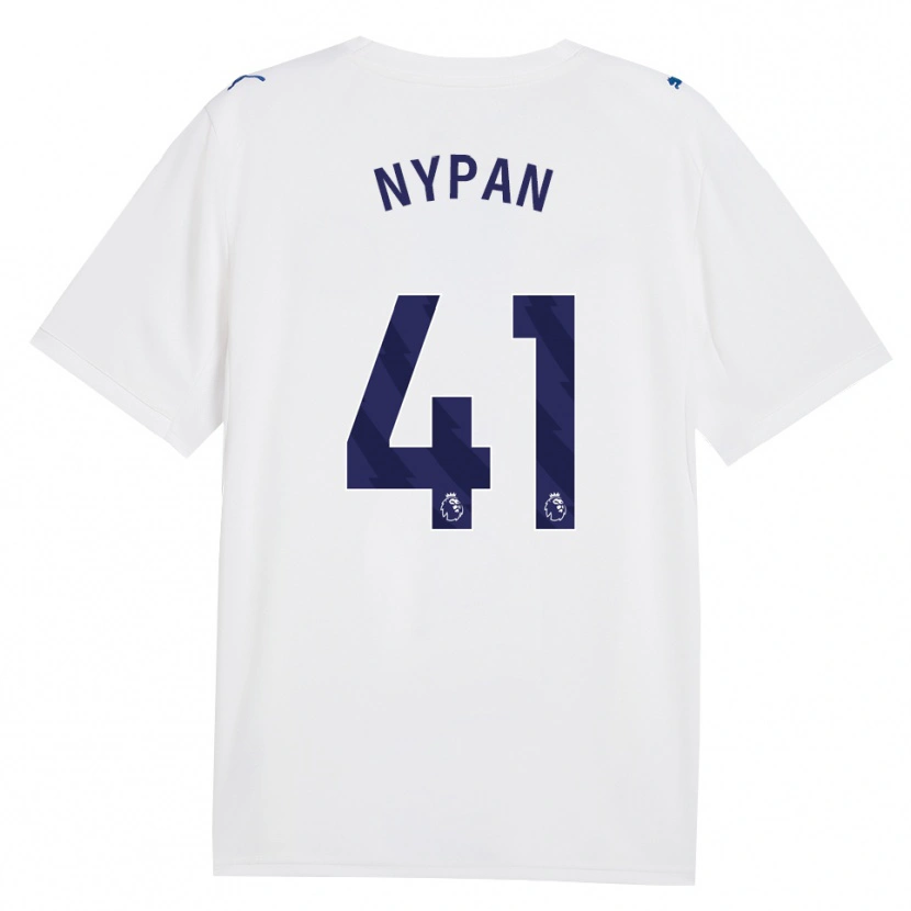 Danxen Mujer Camiseta Sverre Nypan #41 Azulmarino Blanco Equipación Tercera 2026/27 La Camisa