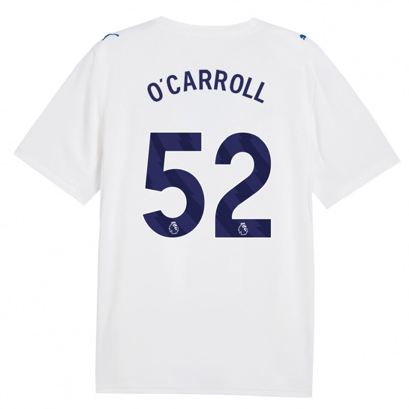 Danxen Mujer Camiseta Eve O'carroll #52 Azulmarino Blanco Equipación Tercera 2026/27 La Camisa