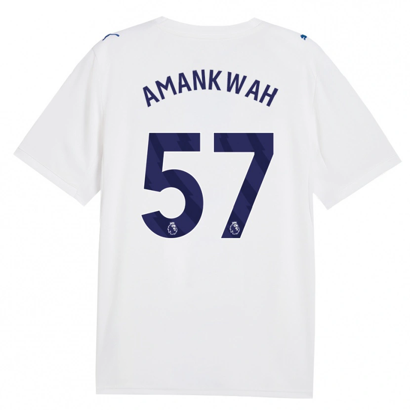 Danxen Mujer Camiseta Yeboah Amankwah #57 Azulmarino Blanco Equipación Tercera 2026/27 La Camisa