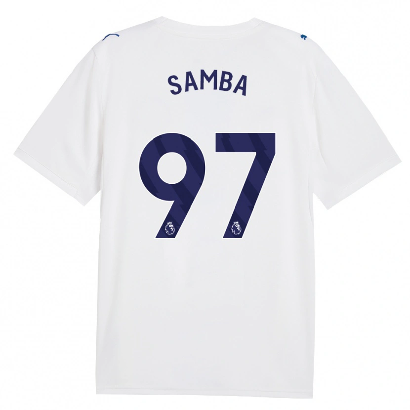 Danxen Mujer Camiseta Tyrone Samba #97 Azulmarino Blanco Equipación Tercera 2026/27 La Camisa