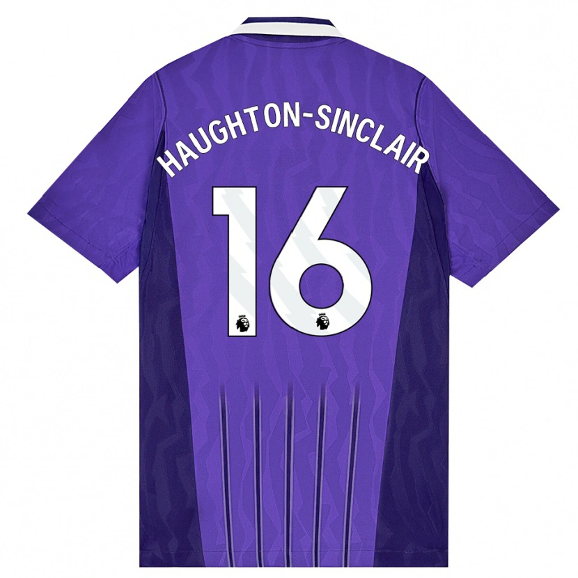 Danxen Mujer Camiseta Ashiah Haughton-Sinclair #16 Púrpura Blanco Equipación Tercera 2026/27 La Camisa