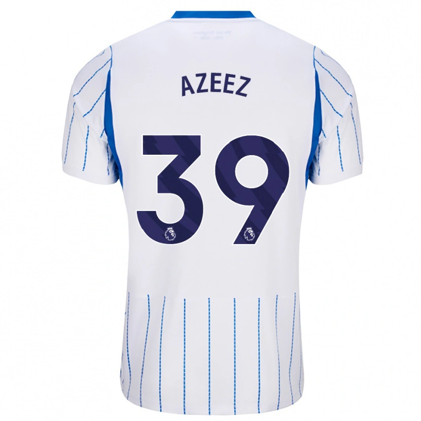 Danxen Mujer Camiseta Femi Azeez #39 Azuldodger Blanco 2ª Equipación 2026/27 La Camisa