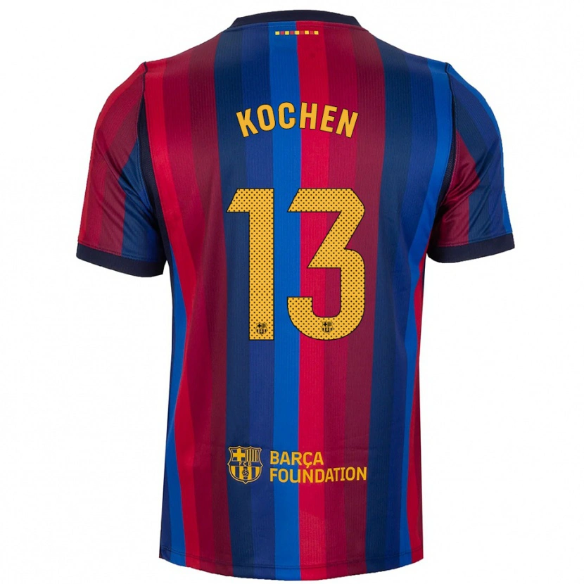 Danxen Niño Camiseta Diego Kochen #13 Azul Real Rojo Amarillo 1ª Equipación 2026/27 La Camisa