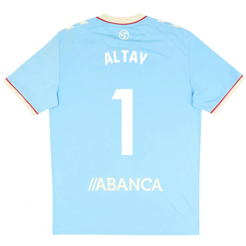Danxen Niño Camiseta Altay Bayındır #1 Azul Cielo Blanco Rojo 1ª Equipación 2026/27 La Camisa