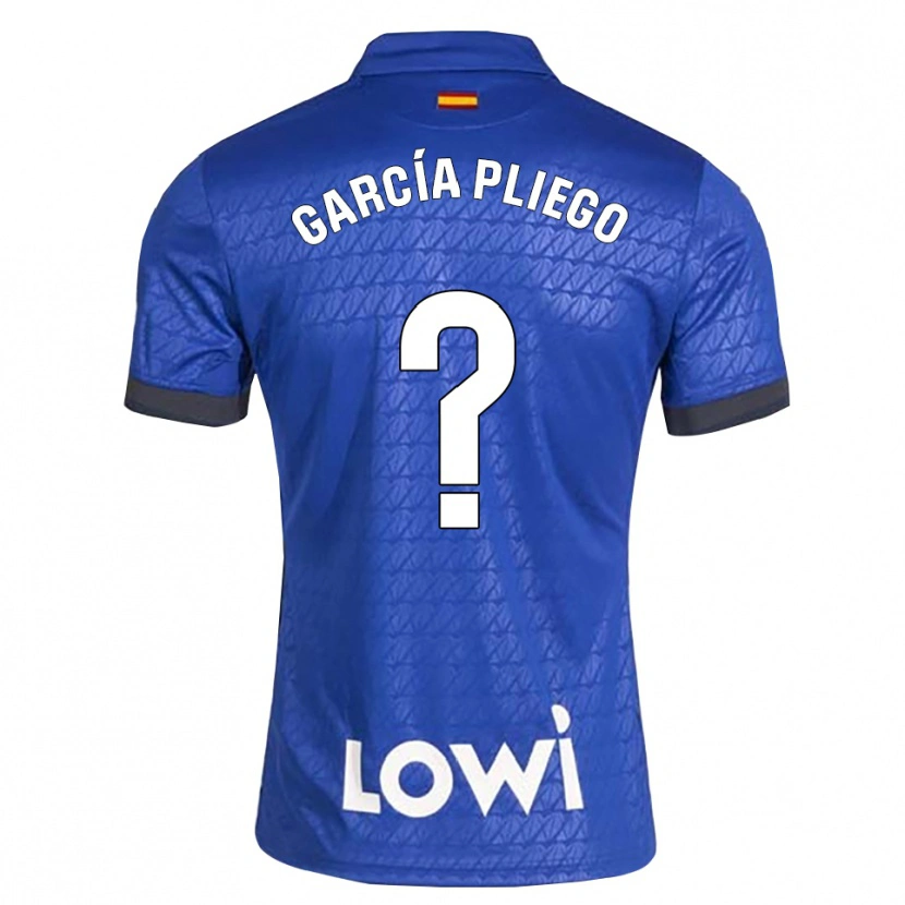 Danxen Niño Camiseta Hugo García Pliego #0 Azul Blanco Negro 1ª Equipación 2026/27 La Camisa