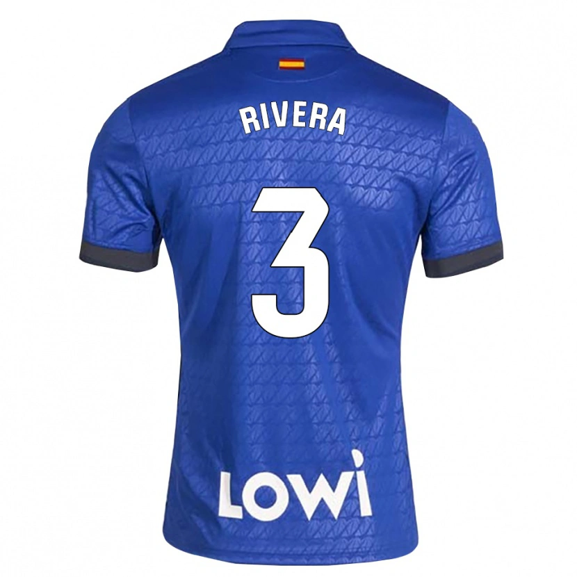 Danxen Niño Camiseta Gorka Rivera #3 Azul Blanco Negro 1ª Equipación 2026/27 La Camisa