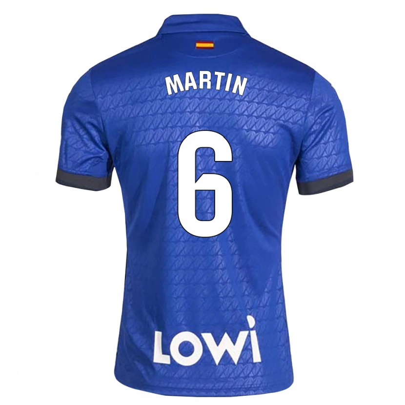 Danxen Niño Camiseta Mario Martín #6 Azul Blanco Negro 1ª Equipación 2026/27 La Camisa