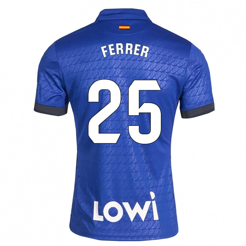 Danxen Niño Camiseta Diego Ferrer #25 Azul Blanco Negro 1ª Equipación 2026/27 La Camisa