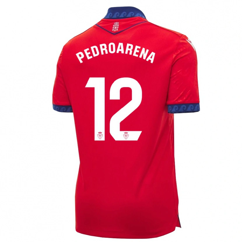 Danxen Niño Camiseta Martin Pedroarena #12 Rojo Azul Marino Blanco 1ª Equipación 2026/27 La Camisa