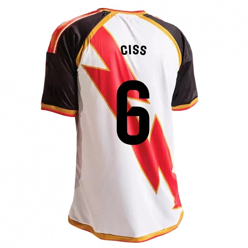 Danxen Niño Camiseta Pathé Ciss #6 Negro Rojo Blanco Oro 1ª Equipación 2026/27 La Camisa