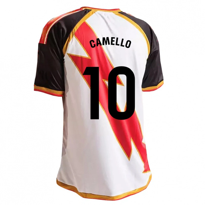 Danxen Niño Camiseta Sergio Camello #10 Negro Rojo Blanco Oro 1ª Equipación 2026/27 La Camisa