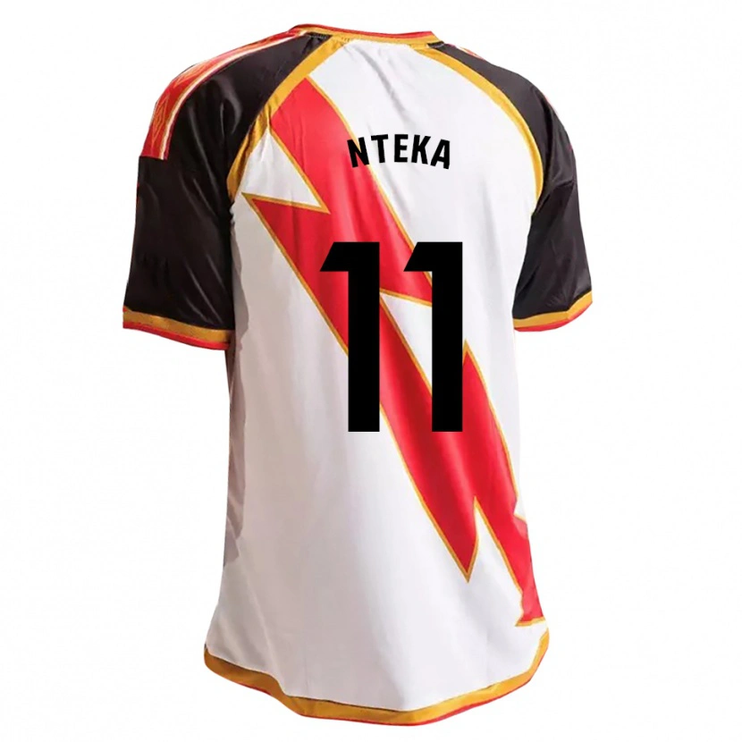 Danxen Niño Camiseta Randy Nteka #11 Negro Rojo Blanco Oro 1ª Equipación 2026/27 La Camisa