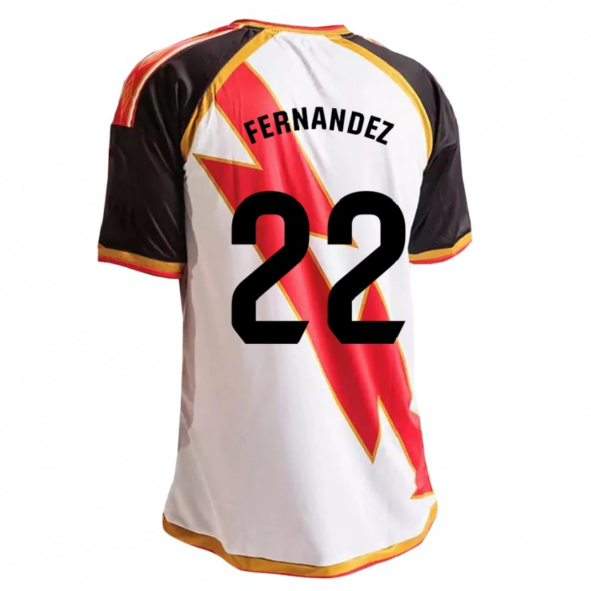 Danxen Niño Camiseta Pelayo Fernández #22 Negro Rojo Blanco Oro 1ª Equipación 2026/27 La Camisa