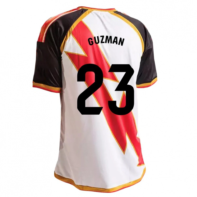 Danxen Niño Camiseta Miguel Guzmán #23 Negro Rojo Blanco Oro 1ª Equipación 2026/27 La Camisa
