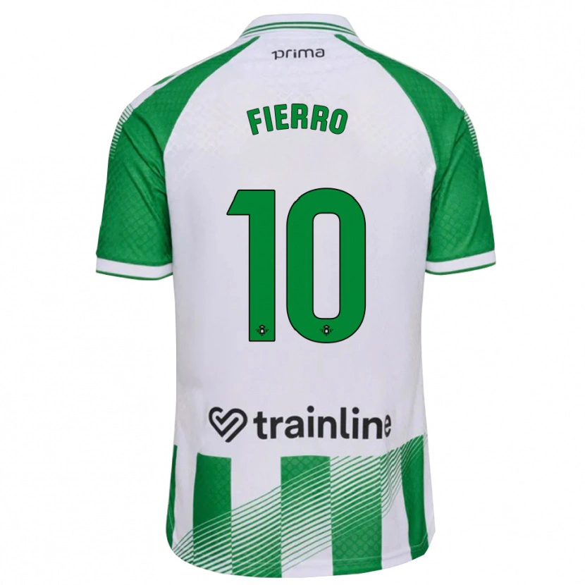 Danxen Niño Camiseta Enzo Fierro #10 Verde Claro Negro Blanco 1ª Equipación 2026/27 La Camisa