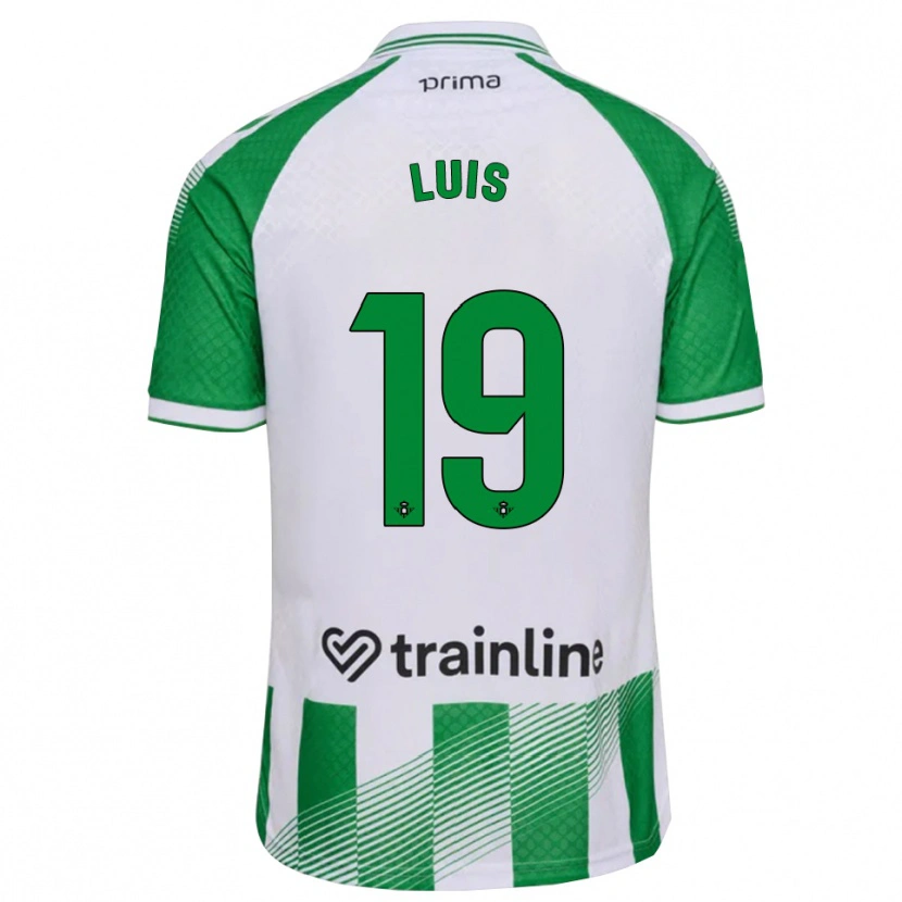 Danxen Niño Camiseta Jorge Luis #19 Verde Claro Negro Blanco 1ª Equipación 2026/27 La Camisa