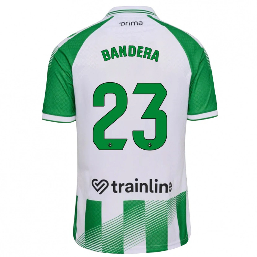 Danxen Niño Camiseta Kenta Bandera #23 Verde Claro Negro Blanco 1ª Equipación 2026/27 La Camisa