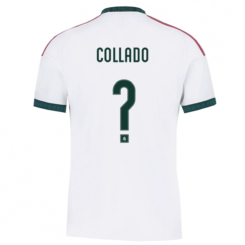 Danxen Niño Camiseta Guillermo Collado #0 Verde Oscuro Blanco Rojo 1ª Equipación 2026/27 La Camisa