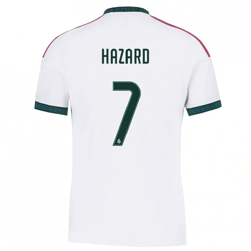 Danxen Niño Camiseta Eden Hazard #7 Verde Oscuro Blanco Rojo 1ª Equipación 2026/27 La Camisa