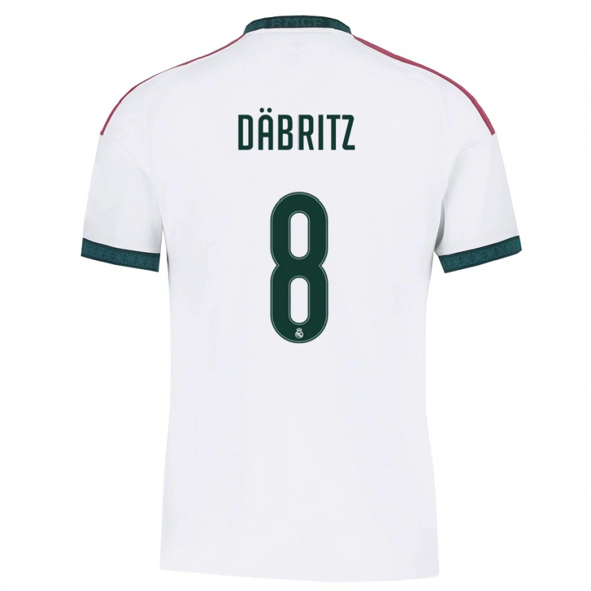 Danxen Niño Camiseta Sara Däbritz #8 Verde Oscuro Blanco Rojo 1ª Equipación 2026/27 La Camisa