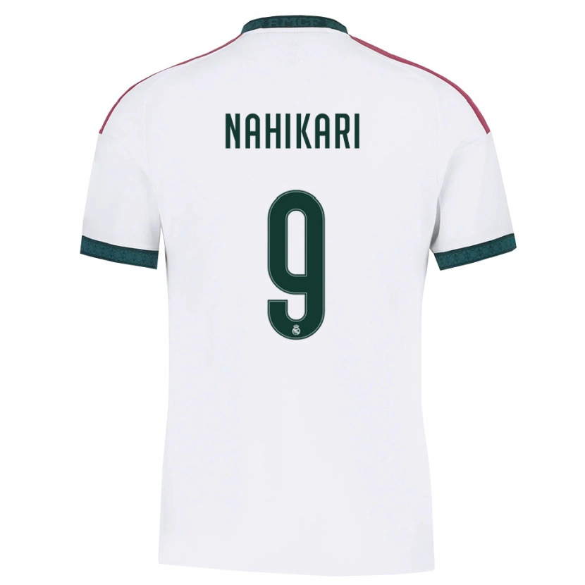 Danxen Niño Camiseta Nahikari Garcia #9 Verde Oscuro Blanco Rojo 1ª Equipación 2026/27 La Camisa
