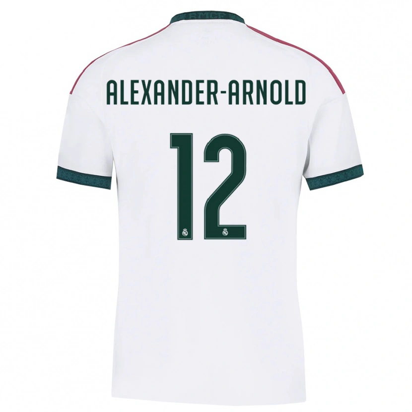 Danxen Niño Camiseta Trent Alexander-Arnold #12 Verde Oscuro Blanco Rojo 1ª Equipación 2026/27 La Camisa