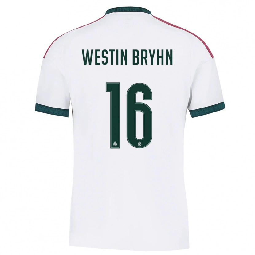 Danxen Niño Camiseta Leon Westin Bryhn #16 Verde Oscuro Blanco Rojo 1ª Equipación 2026/27 La Camisa