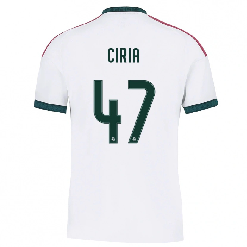 Danxen Niño Camiseta Alexis Ciria #47 Verde Oscuro Blanco Rojo 1ª Equipación 2026/27 La Camisa