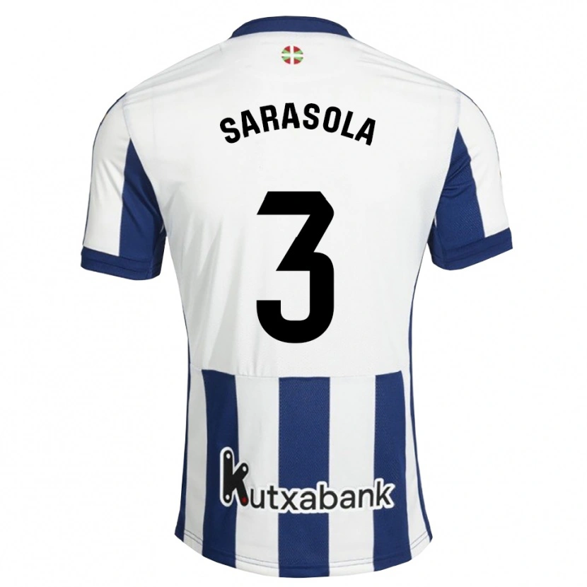 Danxen Niño Camiseta Izarne Sarasola Beain #3 Azul Marino Blanco Dorado 1ª Equipación 2026/27 La Camisa