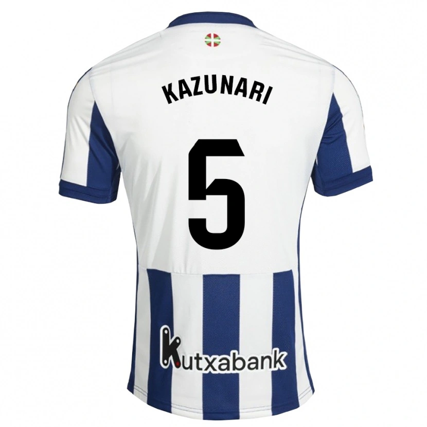 Danxen Niño Camiseta Kazunari Kita #5 Azul Marino Blanco Dorado 1ª Equipación 2026/27 La Camisa