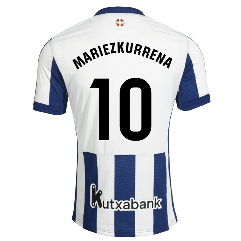 Danxen Niño Camiseta Arkaitz Mariezkurrena #10 Azul Marino Blanco Dorado 1ª Equipación 2026/27 La Camisa