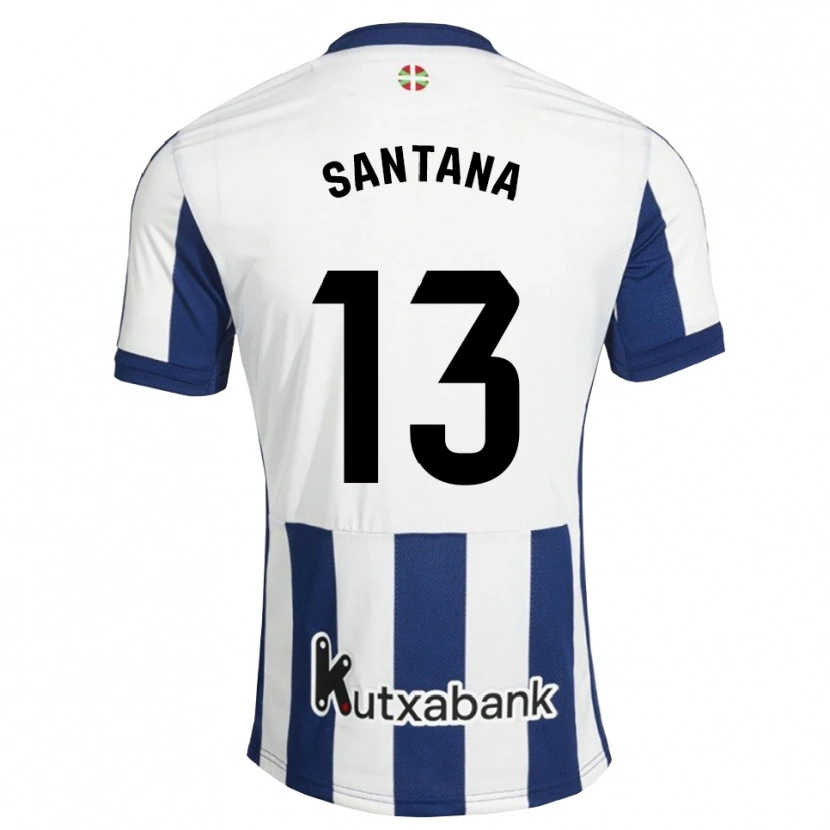 Danxen Niño Camiseta Olatz Santana #13 Azul Marino Blanco Dorado 1ª Equipación 2026/27 La Camisa