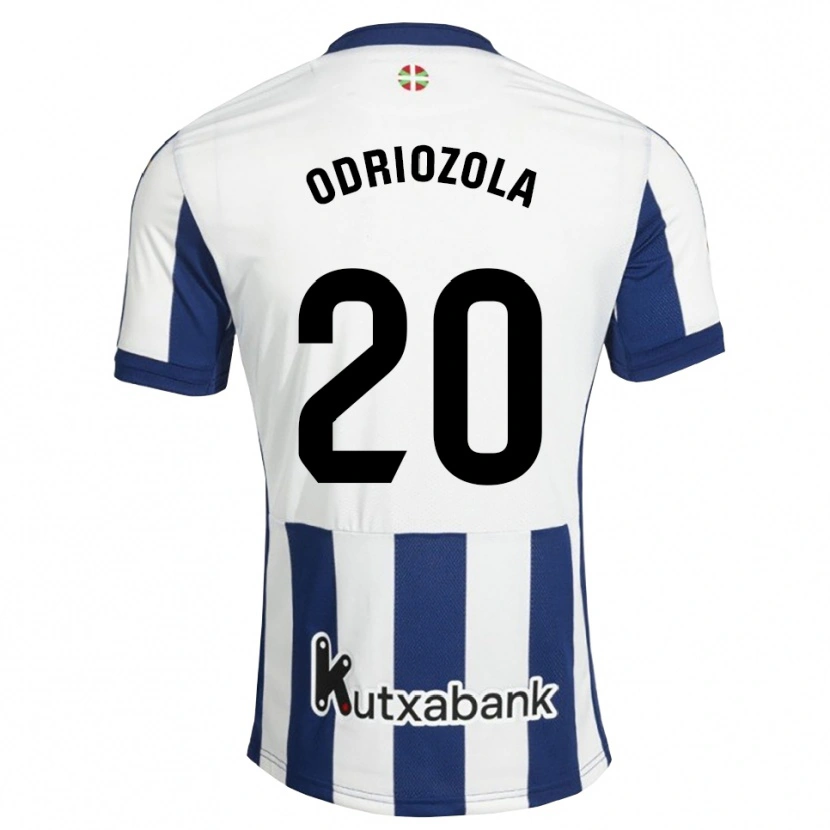 Danxen Niño Camiseta Álvaro Odriozola #20 Azul Marino Blanco Dorado 1ª Equipación 2026/27 La Camisa