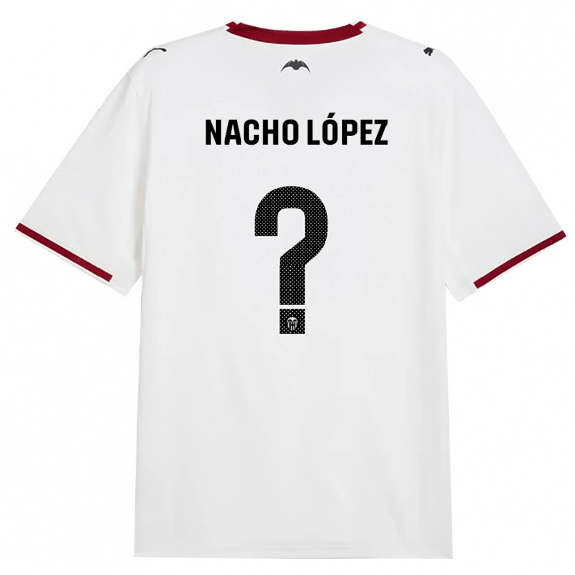 Danxen Niño Camiseta Nacho López #0 Negro Blanco Rojo Amarillo 1ª Equipación 2026/27 La Camisa