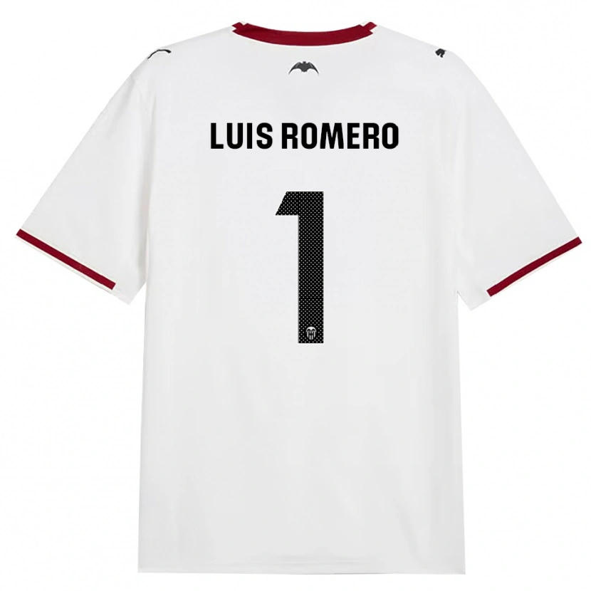 Danxen Niño Camiseta Luis Romero #1 Negro Blanco Rojo Amarillo 1ª Equipación 2026/27 La Camisa