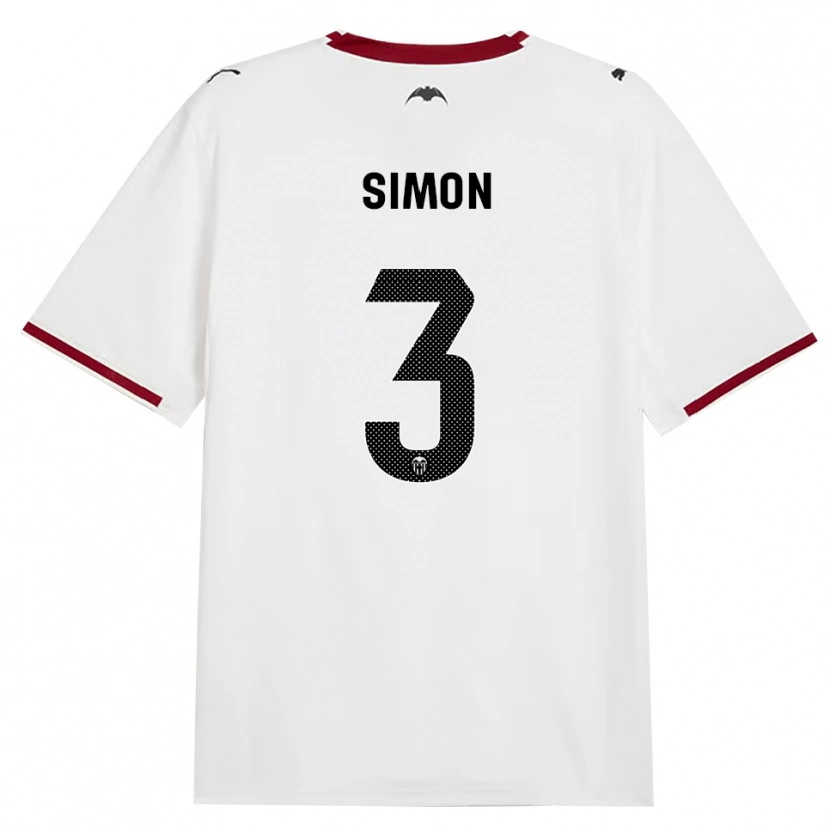 Danxen Niño Camiseta Bénédicte Simon #3 Negro Blanco Rojo Amarillo 1ª Equipación 2026/27 La Camisa