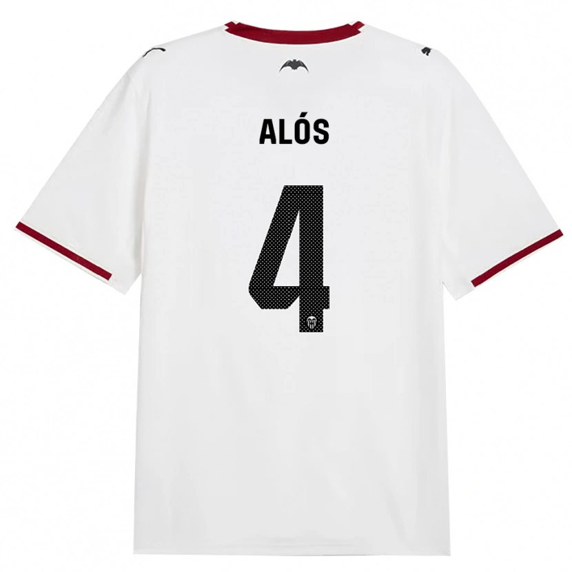 Danxen Niño Camiseta Carlos Alós #4 Negro Blanco Rojo Amarillo 1ª Equipación 2026/27 La Camisa