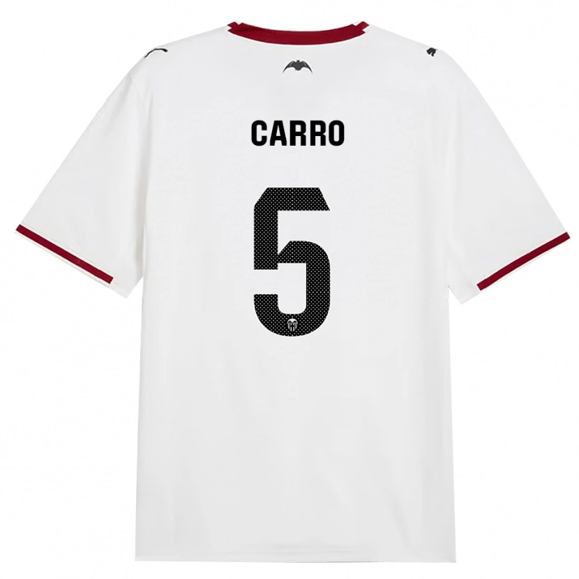 Danxen Niño Camiseta Marta Carro #5 Negro Blanco Rojo Amarillo 1ª Equipación 2026/27 La Camisa
