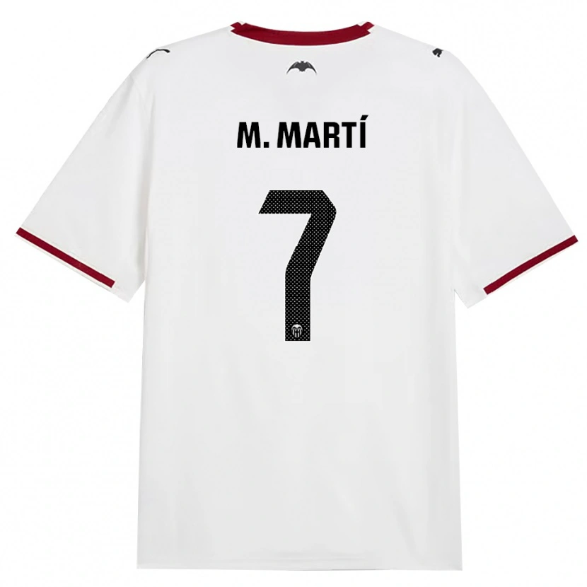 Danxen Niño Camiseta Marina Martí #7 Negro Blanco Rojo Amarillo 1ª Equipación 2026/27 La Camisa