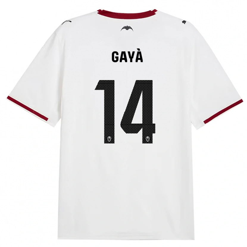 Danxen Niño Camiseta José Gayà #14 Negro Blanco Rojo Amarillo 1ª Equipación 2026/27 La Camisa