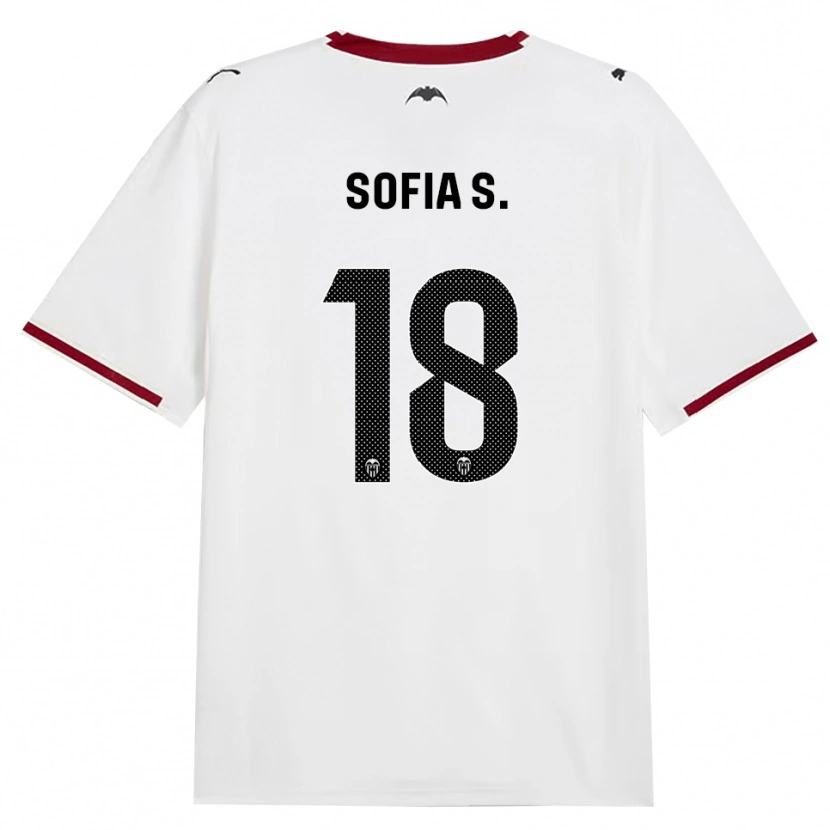 Danxen Niño Camiseta Sofia Silva #18 Negro Blanco Rojo Amarillo 1ª Equipación 2026/27 La Camisa