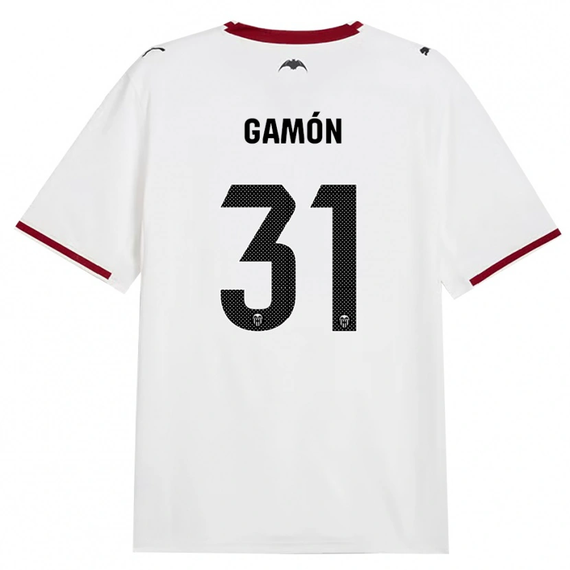 Danxen Niño Camiseta Rodrigo Gamón #31 Negro Blanco Rojo Amarillo 1ª Equipación 2026/27 La Camisa
