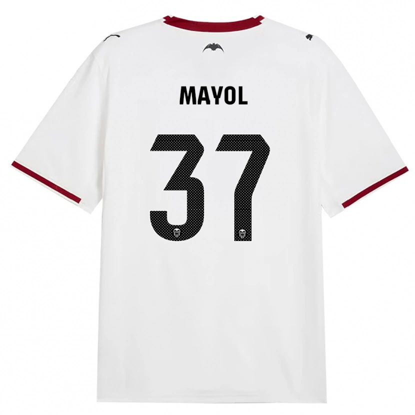 Danxen Niño Camiseta Aaron Mayol #37 Negro Blanco Rojo Amarillo 1ª Equipación 2026/27 La Camisa