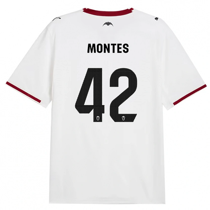 Danxen Niño Camiseta Jan Montes #42 Negro Blanco Rojo Amarillo 1ª Equipación 2026/27 La Camisa